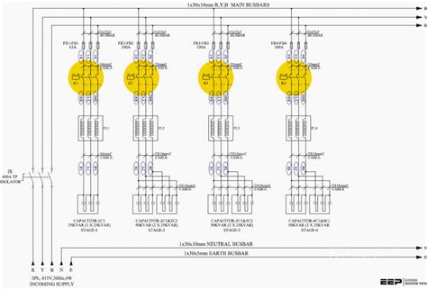 Inside the capacitor bank panel: Power factor correction, calculation ...