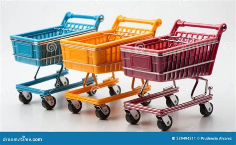 Shopping cart isolated stock illustration. Illustration of buying - 289494311