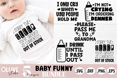 Baby Quotes SVG Bundle | Funny Baby SVG