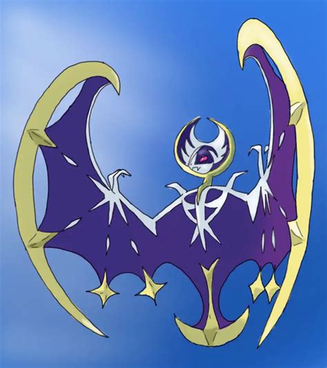 Learn How to Draw Lunala from Pokemon Sun and Moon (Pokémon Sun and Moon) Step by Step : Drawing ...