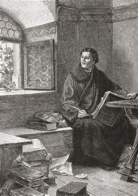 Martin Luther Translating The Bible At Drawing by Vintage Design Pics | Pixels