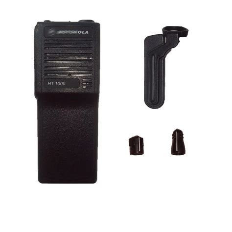 Black Replacement Repair Case Housing For Motorola HT1000 portable Radio two way radio Walkie ...