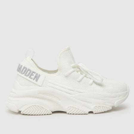 Kids Girls Junior White Steve Madden Protege Trainers | schuh