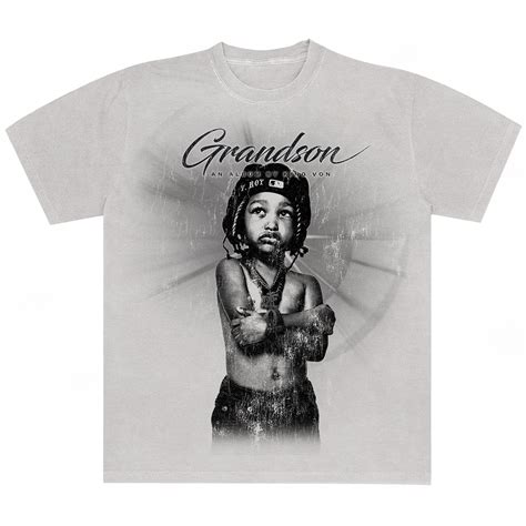 King Von Grandson Album Tee White