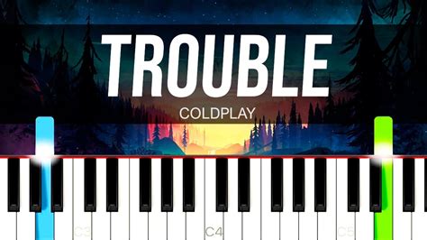 Trouble – Coldplay PIANO | SHEET MUSIC + MIDI 🎹 - YouTube