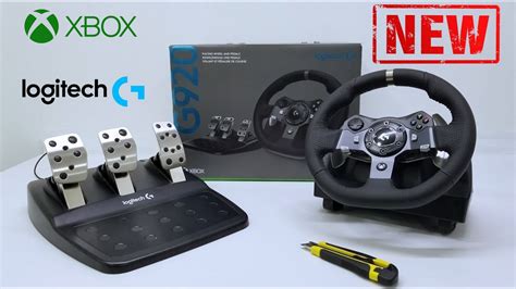 Logitech G920 Steering Wheel For Xbox Series X|S/Xbox One/Windows 11|10 - Unboxing - YouTube