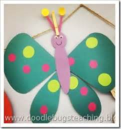 Ladybugs, Bumble Bees and Butterflies, Oh My! | Butterfly crafts, Spring crafts preschool, Crafts