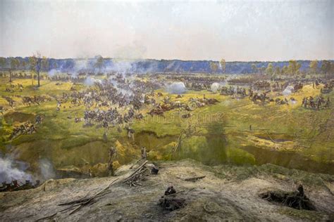 Panorama of the Battle of Borodino by Artist Franz Roubaud. Moscow ...