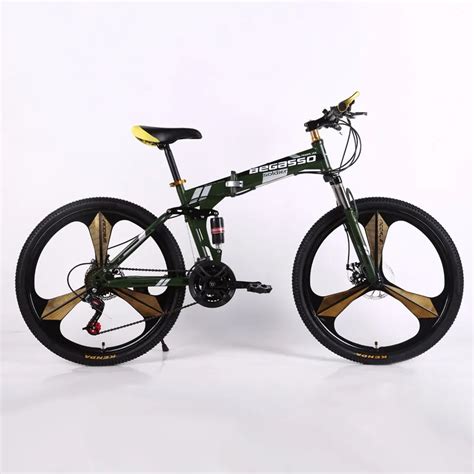 26 Inch Mtb Bike Promotion Product Full Suspension Folding Bicycle ...