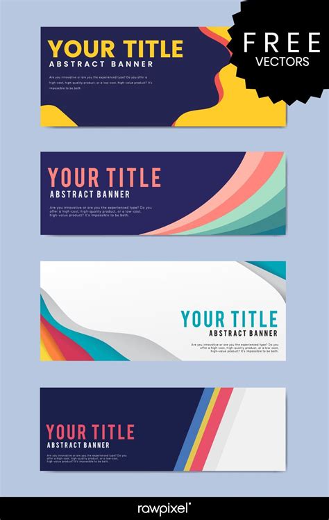 Download Free Modern Business Banner Templates At Rawpixel In Free ...