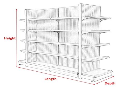 Grocery Store Department Store Display Racks Supermarket Rack Shelves ...