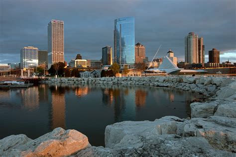 Milwaukee Skyline at sunrise