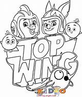 Top Wing Rod Coloring Pages sketch template