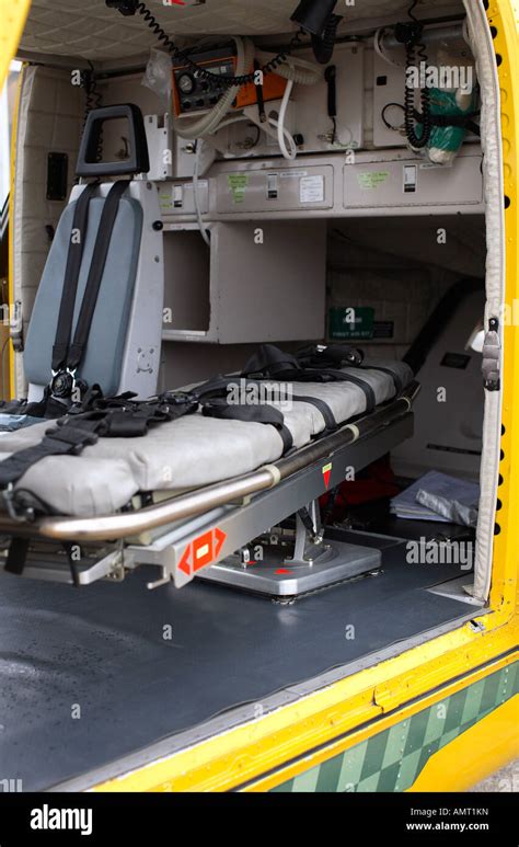 Interior air ambulance helicopter hi-res stock photography and images - Alamy