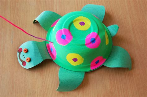 Paper Bowl Turtle | Kids' Crafts | Fun Craft Ideas | FirstPalette.com