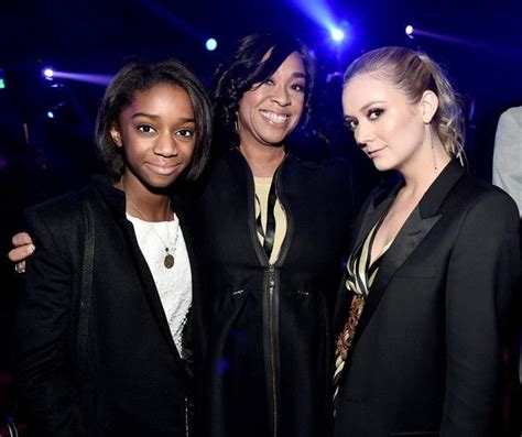 Shonda Rhimes and her daughter Harper & Billie Lourde - Star Wars: The Force Awakens Red Carpet ...