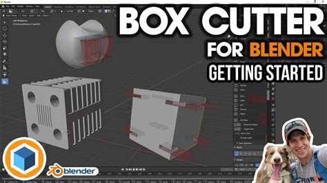 Intro to BOX CUTTER for Blender - EASY HOLES AND RECESSES - Getting Started Tutorial - YouTube