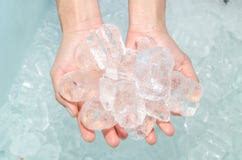 Ice cold hands stock image. Image of freeze, cubes, drops - 17241925