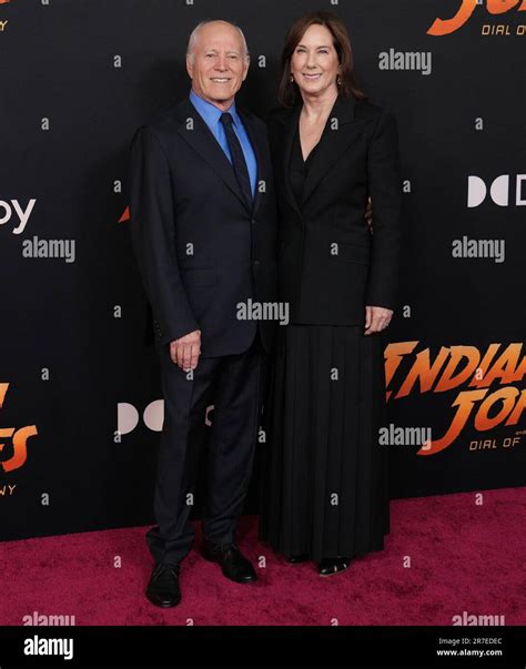 (L-R) Frank Marshall and Kathleen Kennedy at the LucasFilms' INDIANA ...