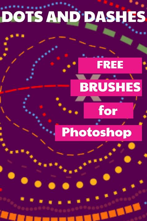 20 Free Dashed and Dotted Line Brushes for Photoshop - GrutBrushes | Photoshop brushes free ...