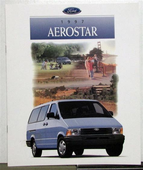 1997 Ford Aerostar Van Specifications Sales Brochure