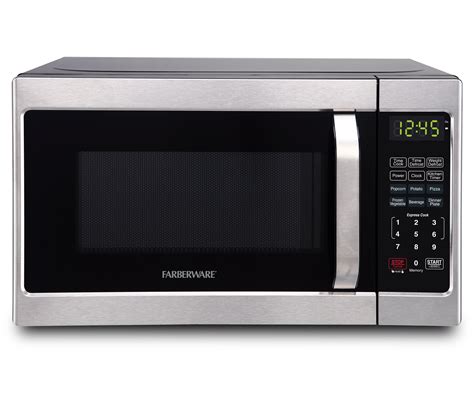 Farberware Classic 0.7 Cu. ft. 700-Watt Microwave Oven, Brushed ...