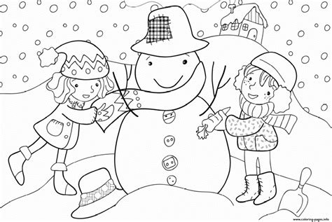 Kids Winter 509b Coloring Pages Printable