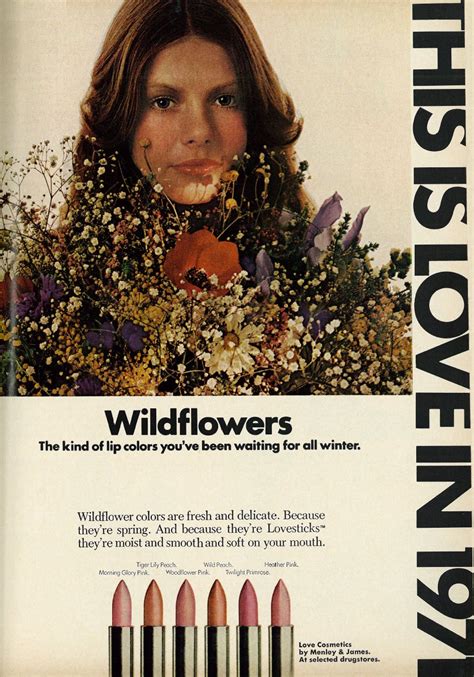 This is Love in 1971, Love Cosmetics | Beauty advertising, Vintage makeup ads, Vintage cosmetics