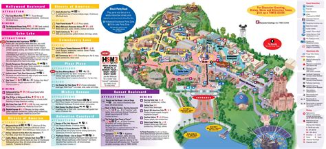 Printable Hollywood Studios Map | Printable Map of The United States