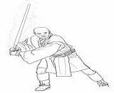 Star Wars Coloring Pages Mace Windu  And Drawing sketch template