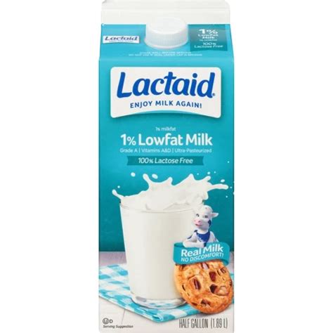 Lactaid Lactose-free 1% Milk - 0.5gal : Target