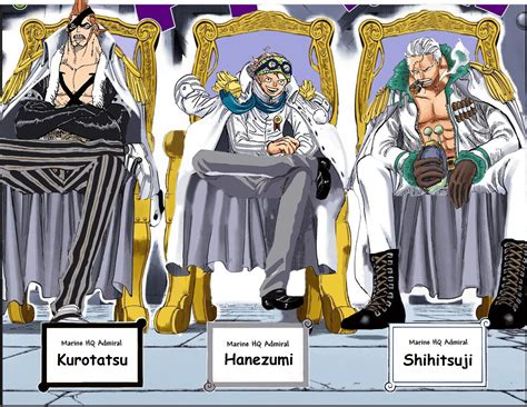 The Future Admirals of the Navy : r/OnePiece