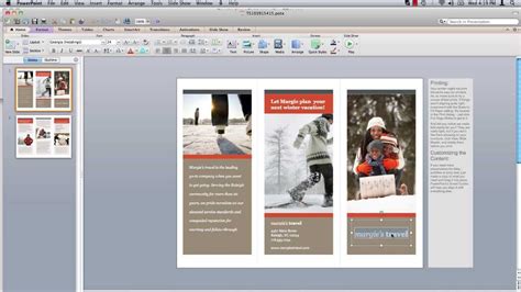 How to Make Powerpoint Brochure - YouTube