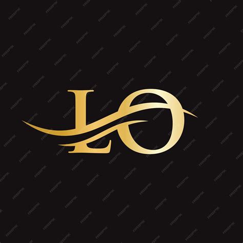 Premium Vector | Lo logo monogram letter lo logo design vector lo ...