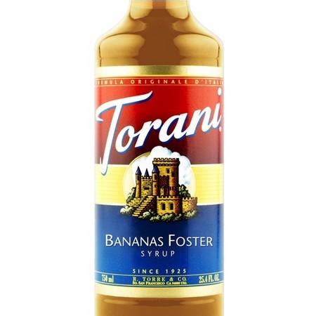 Torani Bananas Foster Syrup 750 mL Bottle – Coffee Syrup Canada