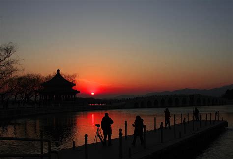 Sunset At Summer Palace by Lin Hai