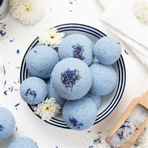 Relaxing Bath Bombs with Epsom Salt for Wellness and Skincare