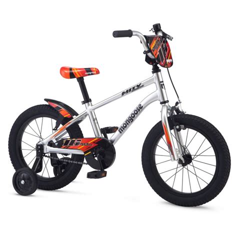 Mongoose Mitygoose 16" Kids Boys BMX Bike - Silver | Go Easy Cycles