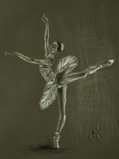 Ballerina 1 Drawing by Perry Robert