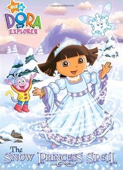 The Snow Princess Spell (Dora the Explorer) (Deluxe Coloring Book): Golden Books: 9780375852220 ...