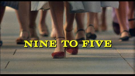 Nine to Five (1980) movie titles and typography | Movie titles, 1980's movies, Romantic comedies ...