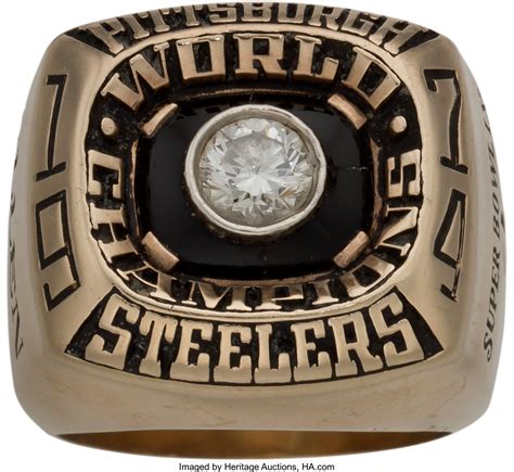 1974 Pittsburgh Steelers Super Bowl IX Championship Ring Presented ...