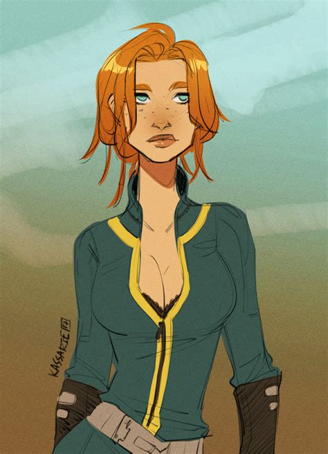 Female Courier Six [ Fallout : New Vegas Fanart ] : Angela Lichtenberg ...