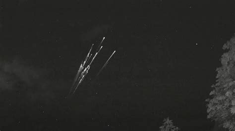 Destroyed Starlink Satellites Caught On Video As They Burn Up In The Sky