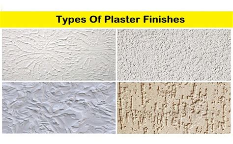 Types Of Plaster Finishes Used In Construction - Daily Civil