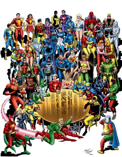 Justice Society of America, All-Star Squadron, Infinity Inc. by Jerry ...