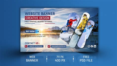 Professional Editable Website Banner Design – GraphicsFamily
