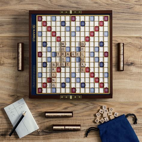 Scrabble Deluxe Travel Edition Game - Entertainment Earth