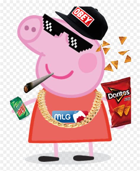 Mlg Peppa Pig - Peppa Pig Png, Transparent Png - vhv