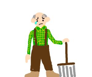 Sad Farmer - Drawception